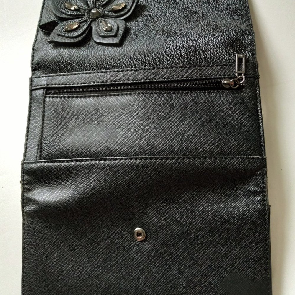 Guess Faux Croc Two Tone Pink Handbag & Guess Wallet Trifold GUC - Picture 2 of 16